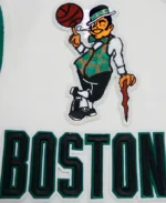 Nba Boston Celtics Retro Starter Jacket Detailing