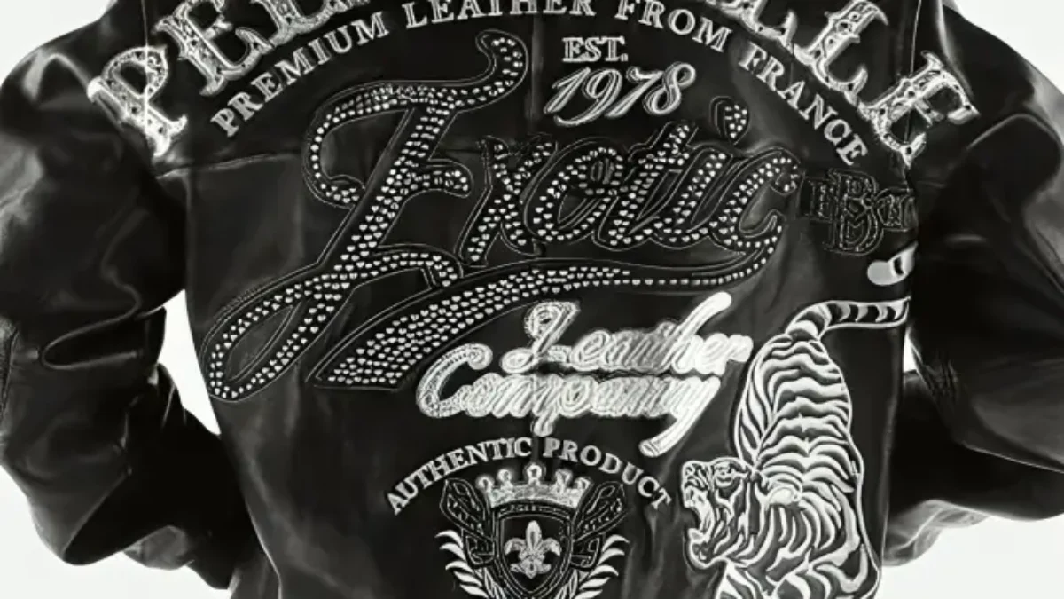ジャケット・アウター PELLE PELLE ORIGINAL 1978 Pelle Pelle Black Exotica 1978 Wool Leather Jacket Sz 4XL