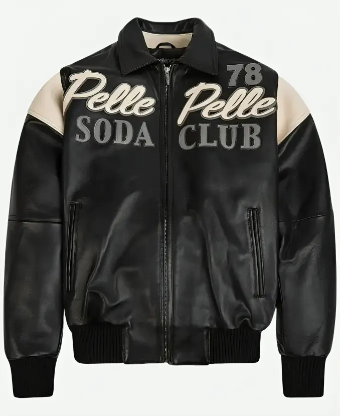 Pelle Pelle 78 Soda Club Black Leather Jacket