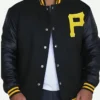 Pittsburgh Pirates Letterman Jacket Front