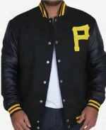 Pittsburgh Pirates Letterman Jacket Front