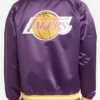 Snoop Dogg Los Angeles Lakers Purple Jacket Back