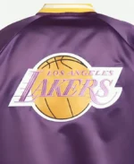 Snoop Dogg Los Angeles Lakers Purple Jacket Logo