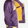 Snoop Dogg Los Angeles Lakers Purple Jacket Side