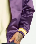 Snoop Dogg Los Angeles Lakers Purple Jacket Sleeves