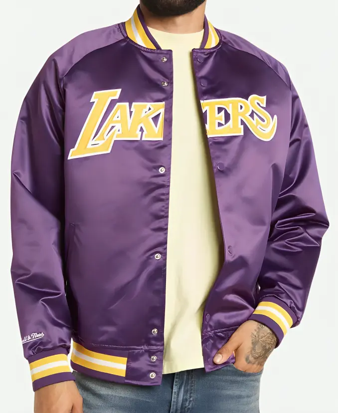 Snoop Dogg Los Angeles Lakers Purple Jacket