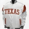 Texas Longhorns letterman white jacket