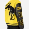 Louis Vuitton Varsity Jacket Yellow Back