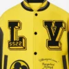 Louis Vuitton Varsity Jacket Yellow Front Detailing