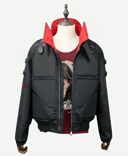 Cyberpunk 2077 Jackie Welles Bomber Leather Jacket