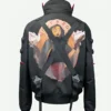 Cyberpunk 2077 Jackie Welles Bomber Leather Jacket Back