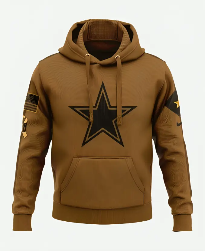 Dallas Cowboys 2023 Salute To Service Club Pullover Hoodie