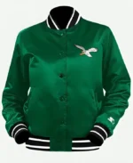 Eagles Kelly Green Varsity Jacket