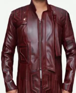 Guardians of Galaxy 2 Star Lord Chris Pratt Coat Front Closeup