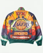 Los Angele Lakers 2020 Champion Jacket Back