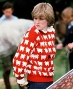 Princess Diana Black Sheep Sweater Real