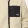 Stussy 8 Ball Sherpa Reversible Jacket Front Pocket