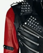 Toni Storm WWE Studded Leather Jacket Shoulder