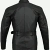 Trialmaster Black Leather Jacket Back