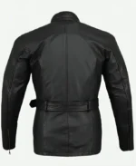 Trialmaster Black Leather Jacket Back