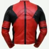 Wade Wilson Deadpool 3 Leather Jacket Back