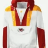 Chiefs White Pullover Hooded Jacket