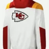 Chiefs White Pullover Hooded Jacket Back