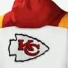 Chiefs White Pullover Hooded Jacket Hooded