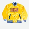 Dont Be a Menace Yellow Varsity Jacket