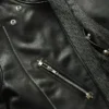 Jason Momoa Aquaman Leather Jacket Closeup