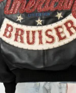 Pelle Pelle American Bruiser Leather Jacket Back Closeup