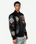 Pelle Pelle American Bruiser Leather Jacket Side