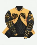 Pelle Pelle Yellow Varsity Jacket Front