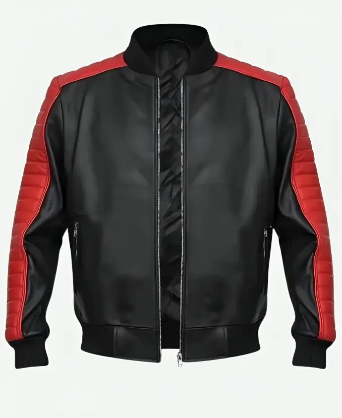Ryan Gosling The Fall Guy 2024 Colt Seavers Miami Vice Stunt Team Black Leather Jacket