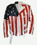 Vanilla Ice American Flag Jacket Front