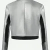 Dawn Staley Silver Leather Jacket