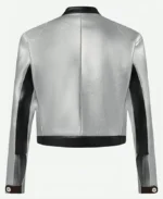 Dawn Staley Silver Leather Jacket