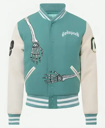 Godspeed Skull Varsity Jacket