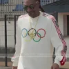 Snoop Dogg USA Olympic 2024 White Tracksuit