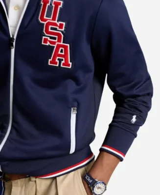 USA Olympic Blue Track Jacket