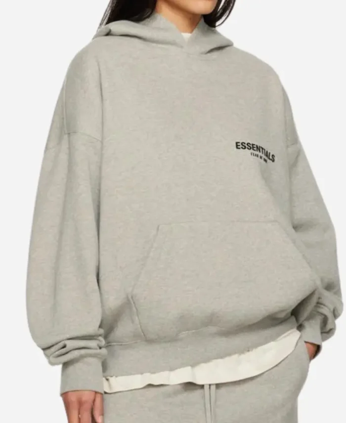 Women Essentials Grey Hoodie