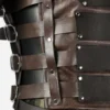 Aaron Taylor Brown Leather Vest