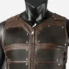 Aaron Taylor-Johnson Kraven the Hunter Sergei Brown Vest For Sale