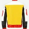 American Hip Hop Group Salt N Pepa Red and White Leather Jacket