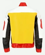 American Hip Hop Group Salt N Pepa Red and White Leather Jacket