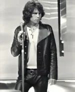 American Singer Jim Morrison’s The Doors Black Leather Jacket For Sale