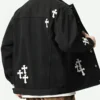 Chrome Hearts Black Denim Jacket