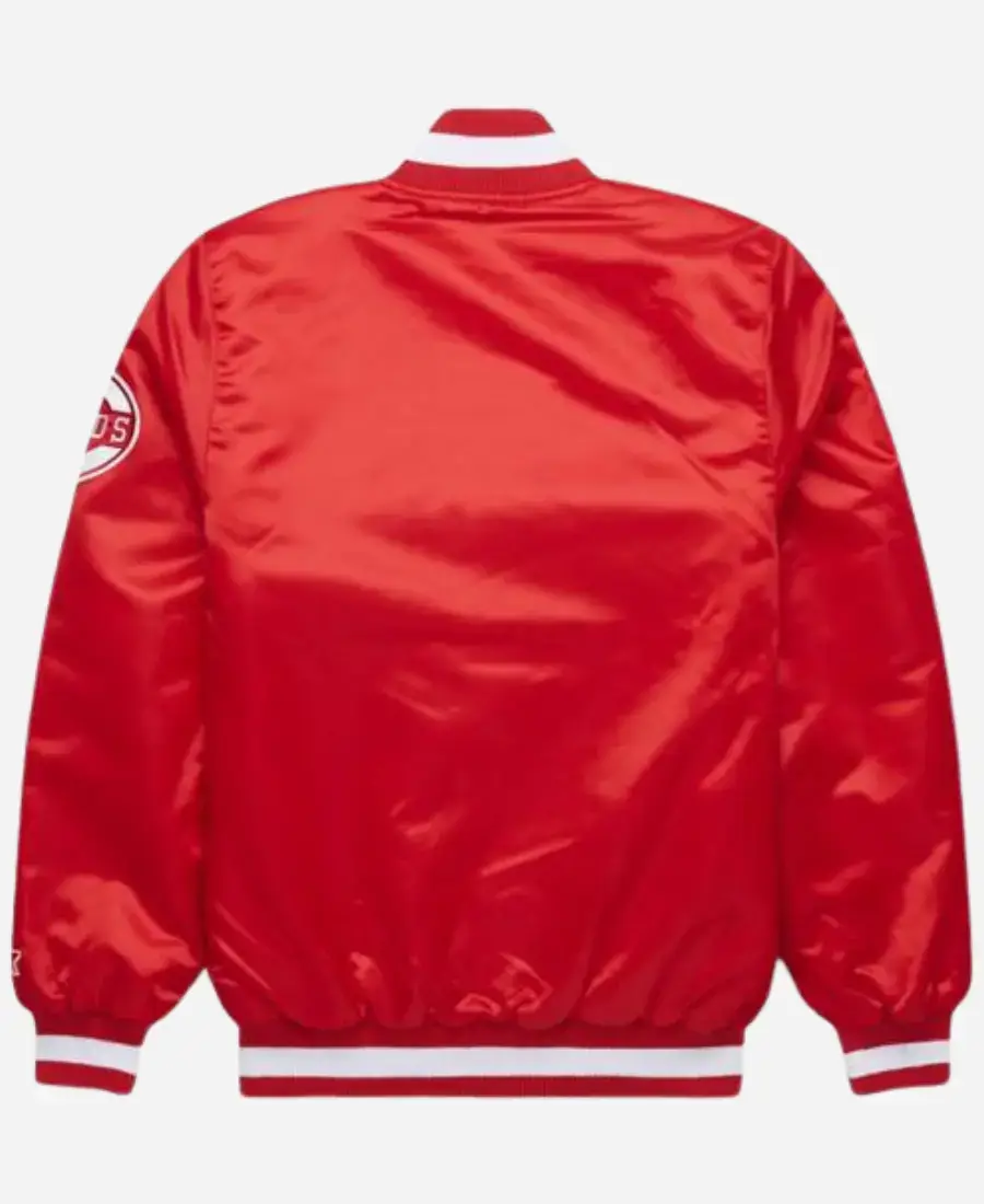 Cincinnati Reds Satin Varsity Jacket