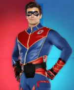 Cooper Barnes Captain Man Henry Danger Red And Blue Costume Jacket