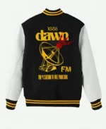 Dawn FM The Weeknd’s Birthday One-of-One Full-Snap Black Varsity Jacket